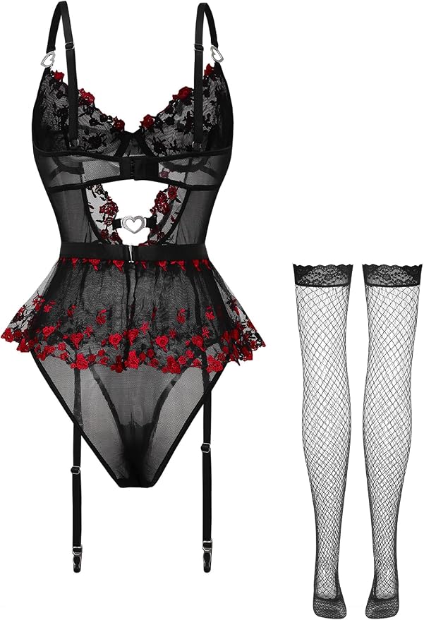 Rose Black Red