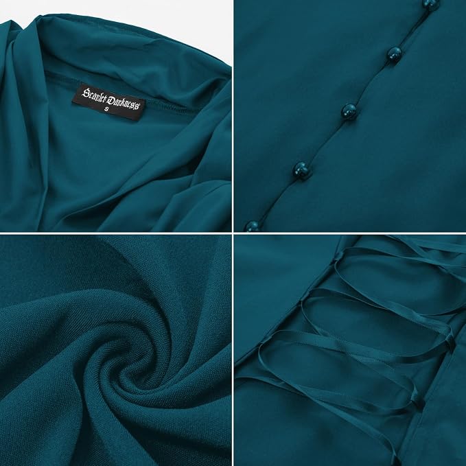 Deep Peacock Blue