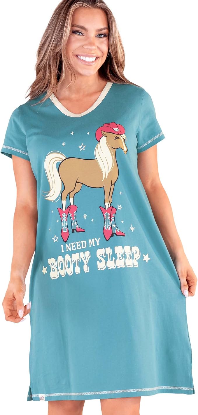 Booty Sleep Blue Nightshirt