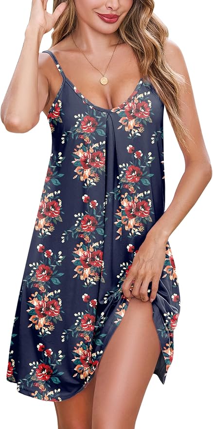Navy Blue Floral