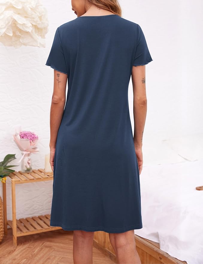Navy,white Flower,navy Flower