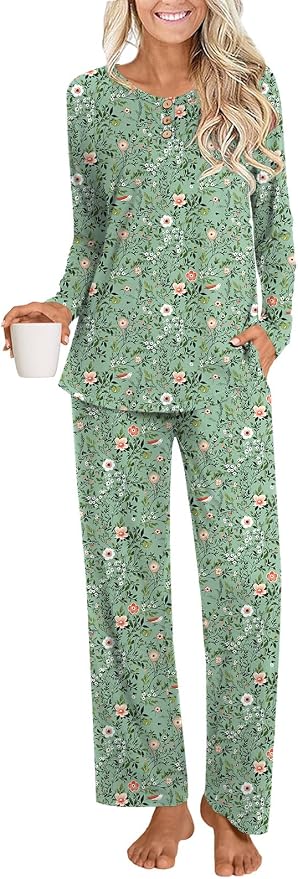 Green Floral Print