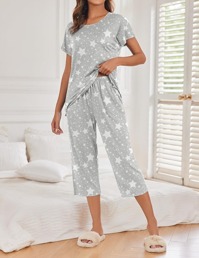 Pink Stripe, Grey Stars