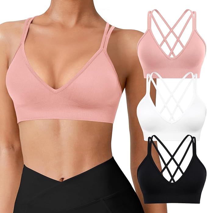 3pack(black+white+peach-pink)