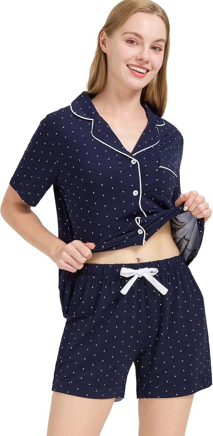 A-navy/White Dots