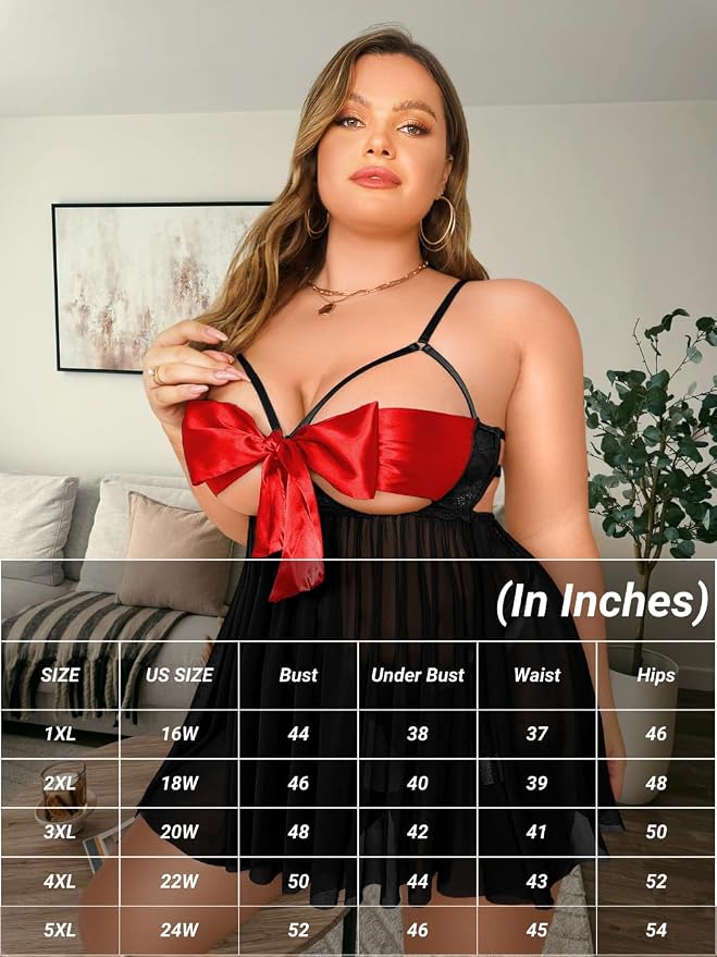 Black/Red Bow