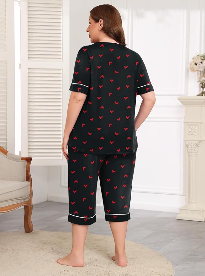 Black Red Heart