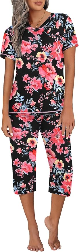 Black Red Flowers
