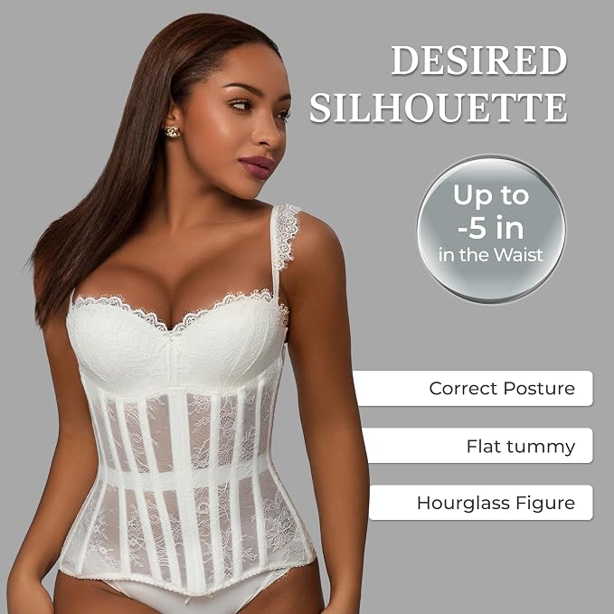 White Lace - Measure Your Body & Use the Size Chart!