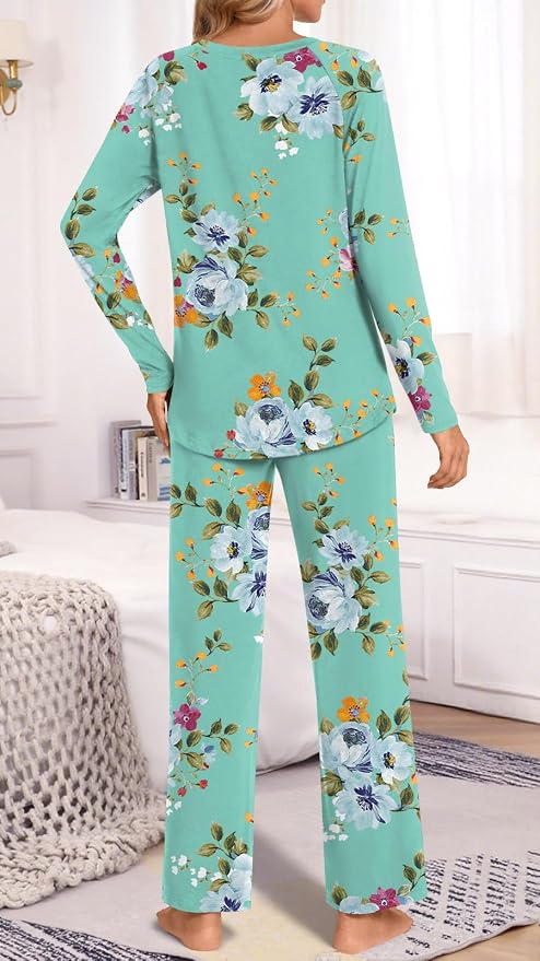 Mint Green Foral