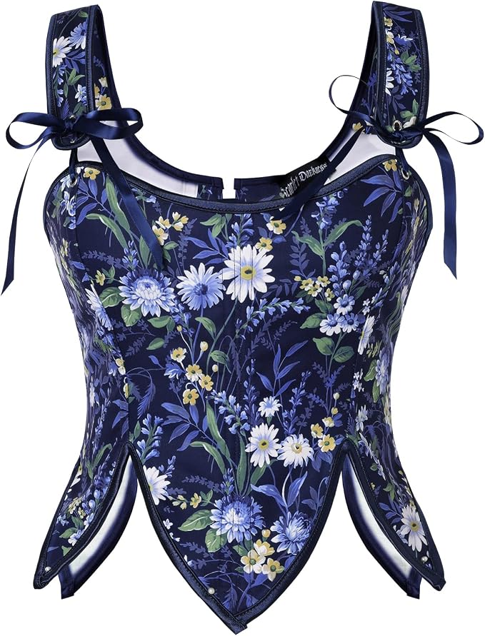 Navy Blue Floral