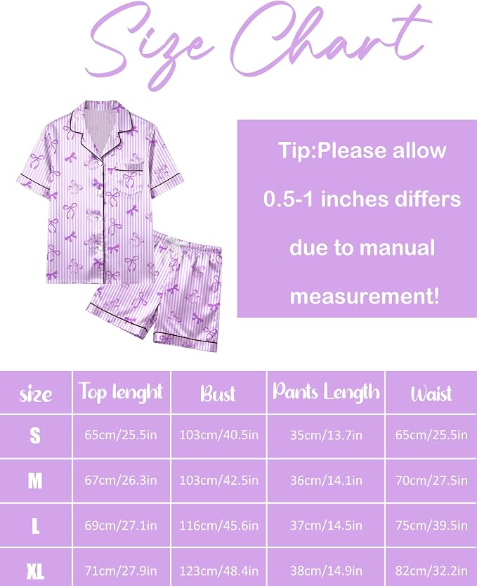 Purple Stripes Bow