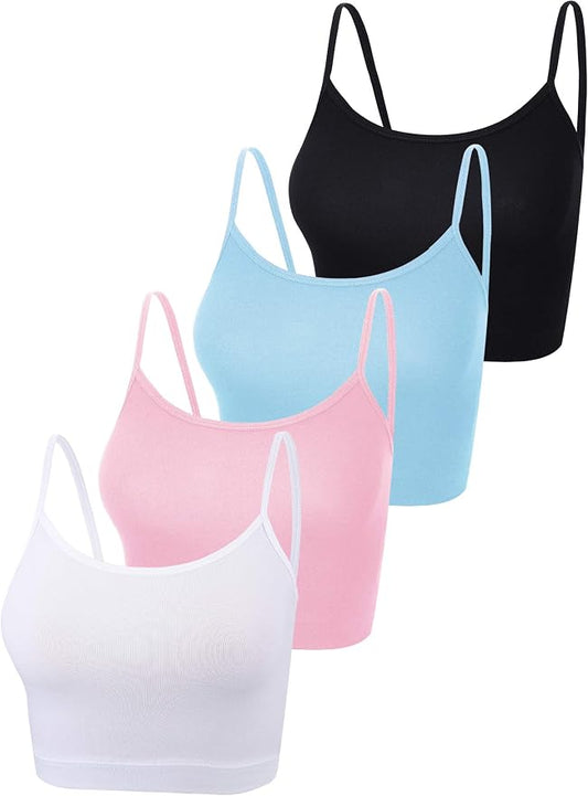 Black, Blue, Pink, White