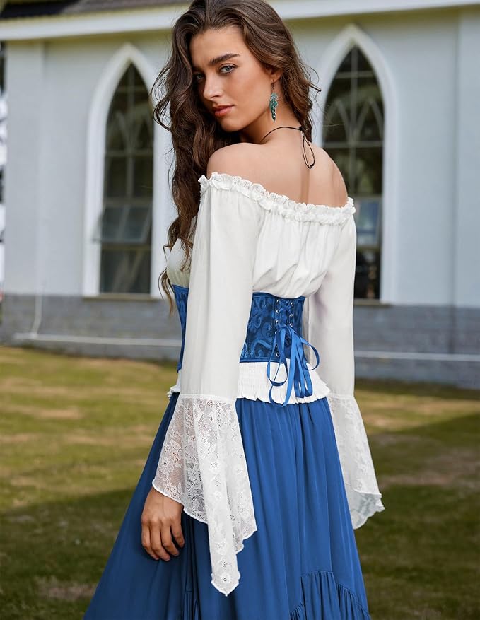 Blue Jacquard