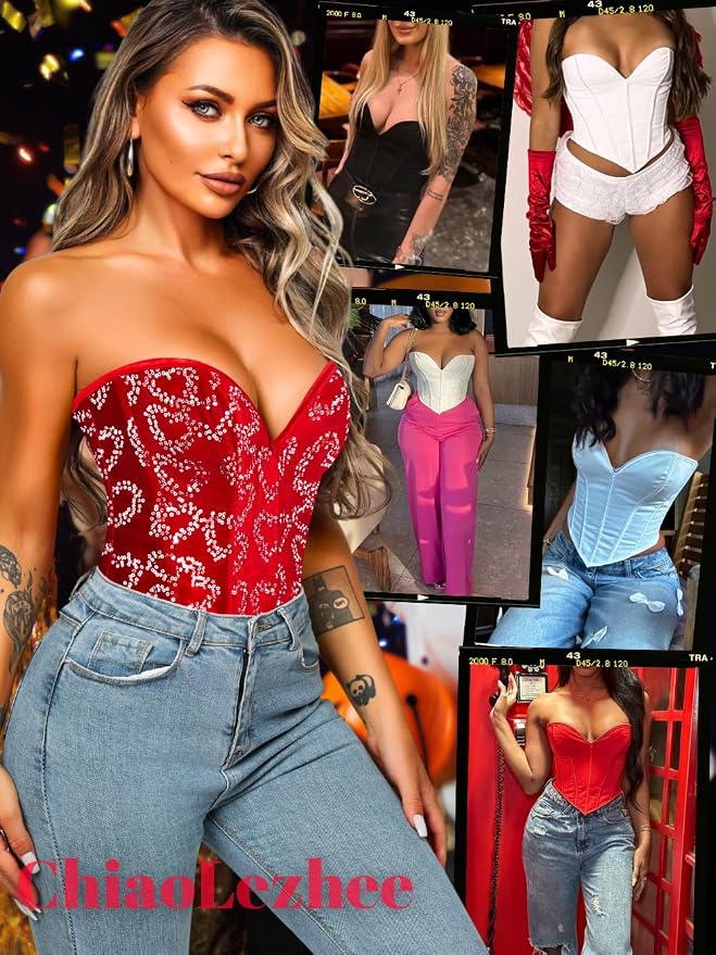 Red Sequin Velvet