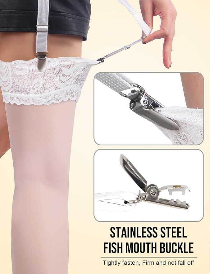 #White-lace (Only Garter)