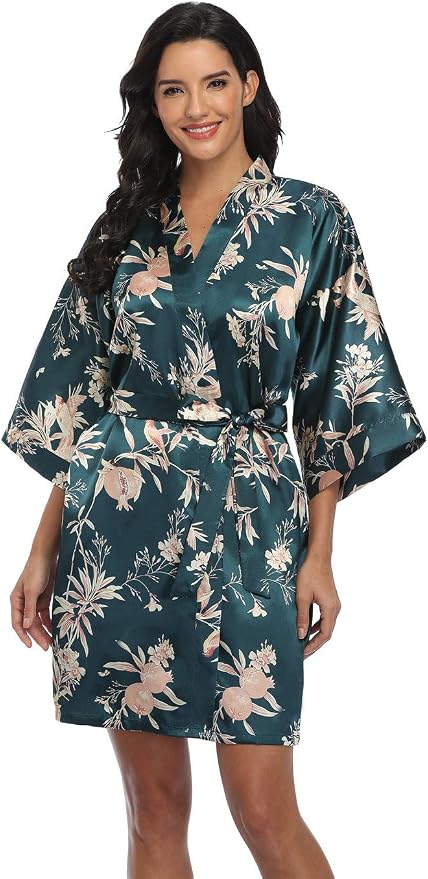 Dark Green Floral 1