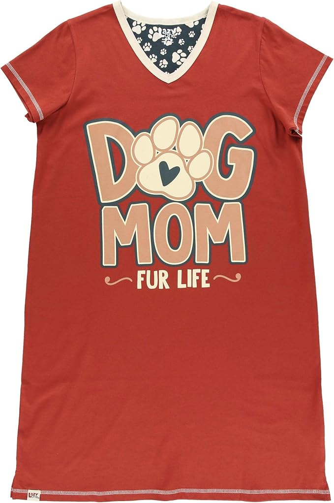 Dog Mom Fur Life Nightshirt