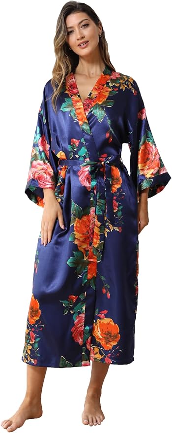 Rose Floral Navy