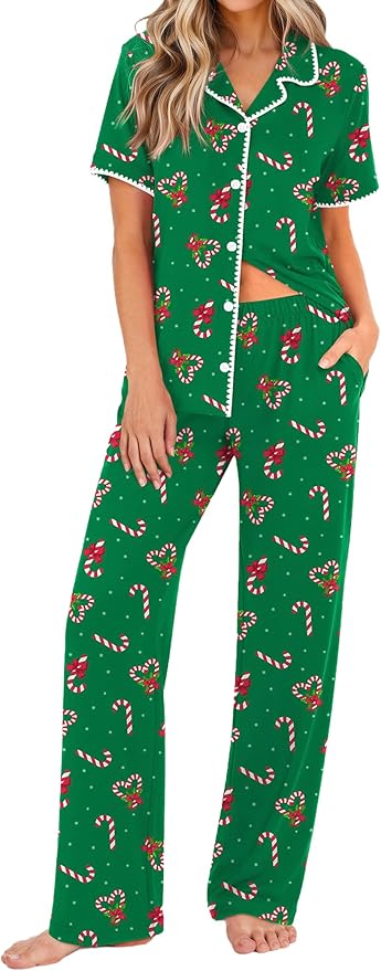 Christmas Green Candy Canes