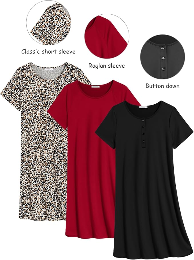 Black/Wine Red/Leopard
