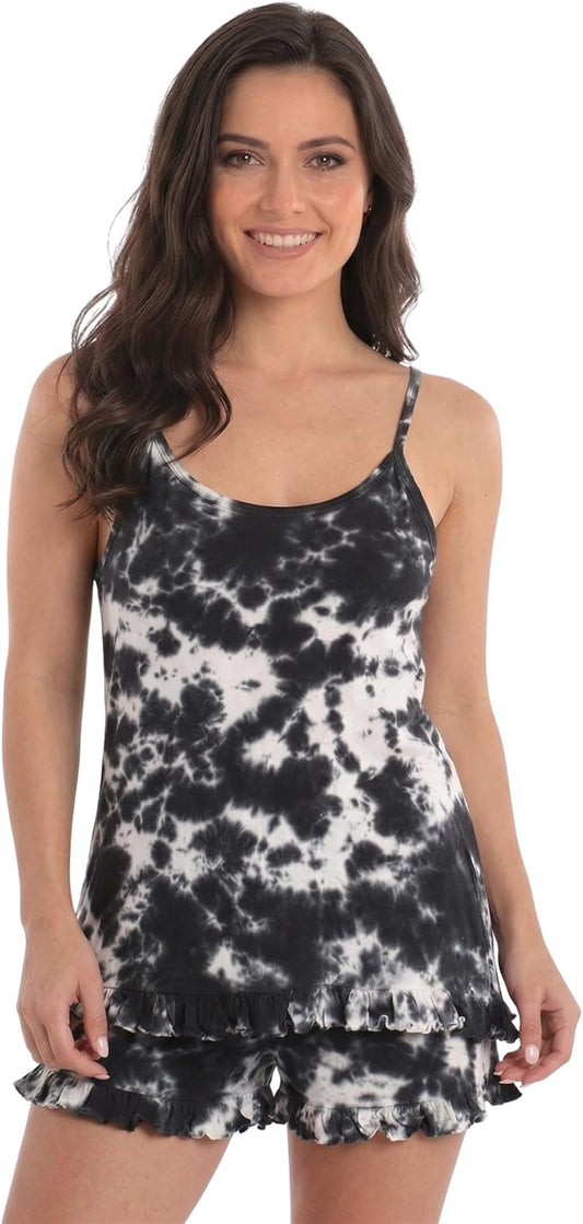 Tie Dye Black and White