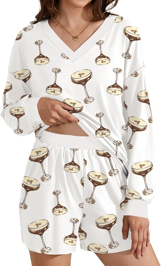 White Wine Glass Print