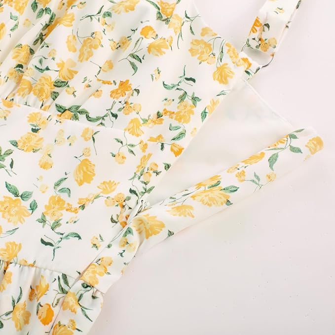 White Yellow Floral