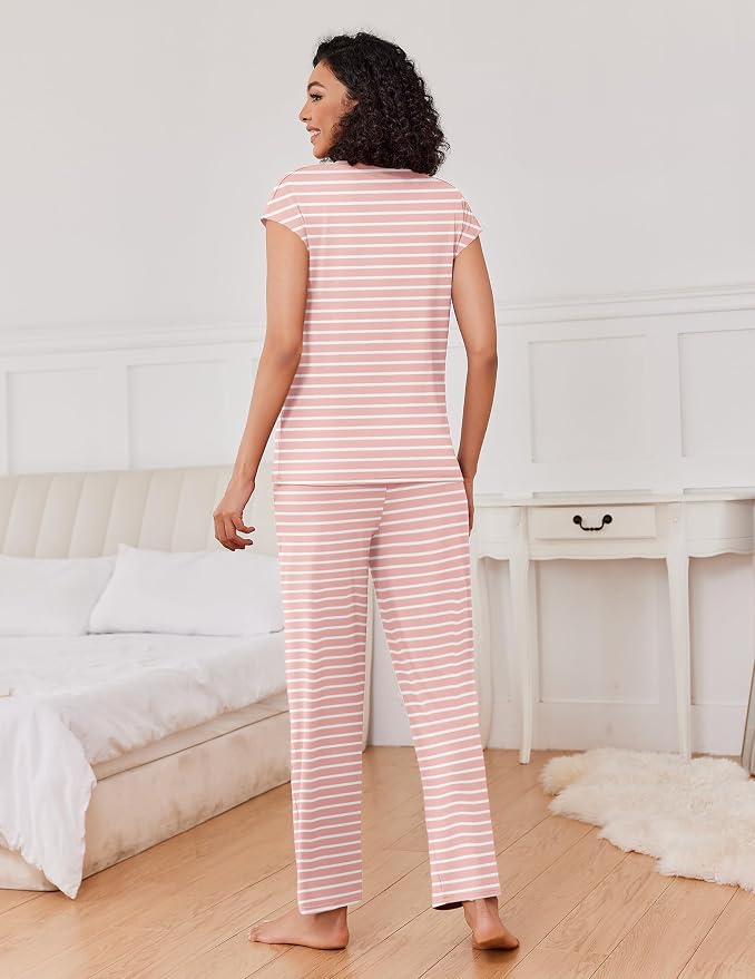 Pink Stripe/Blues Dots