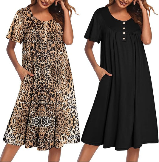 Black/Leopard