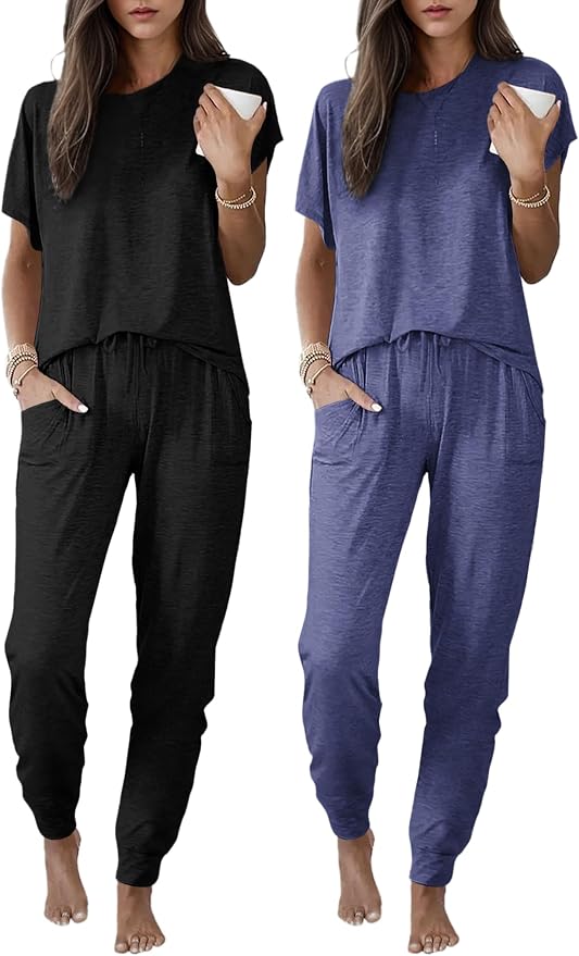 Black and Navy Bule