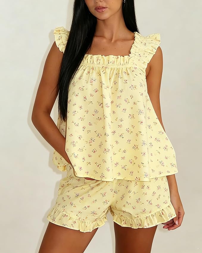 Frill Yellow Floral
