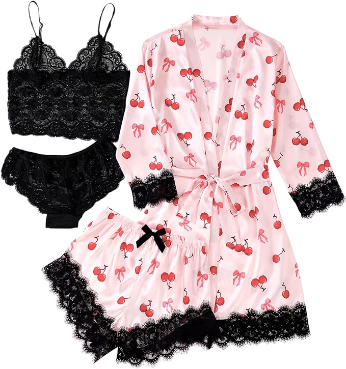 Pink Red Print