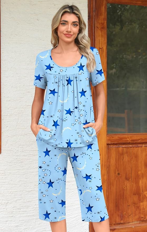 Blue-stars/Moon