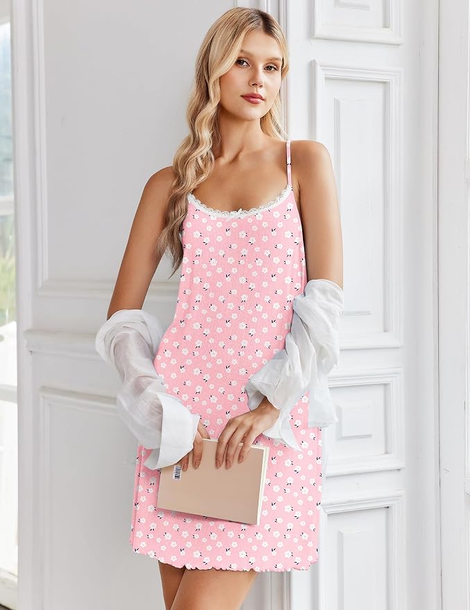 Pink White Florals