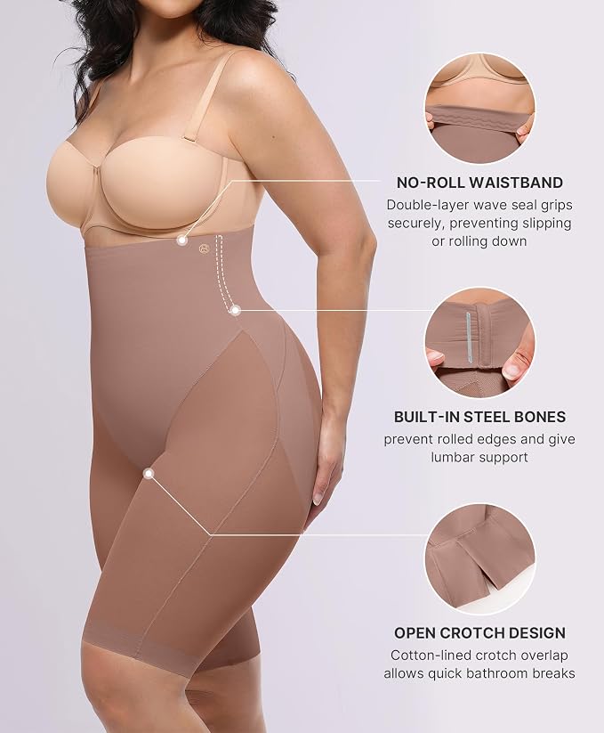 A5-mauve Brown-above-knee Shorts