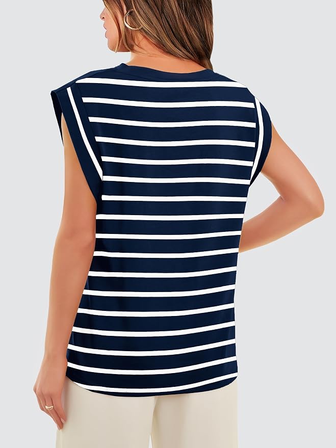 Navy Blue Stripe