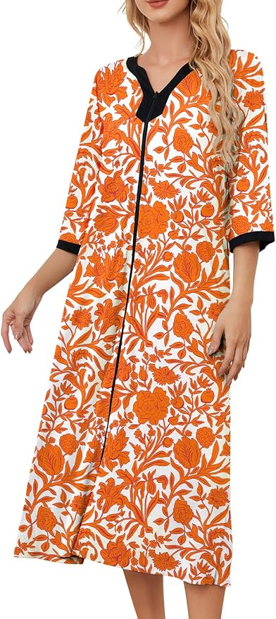 Orange Floral