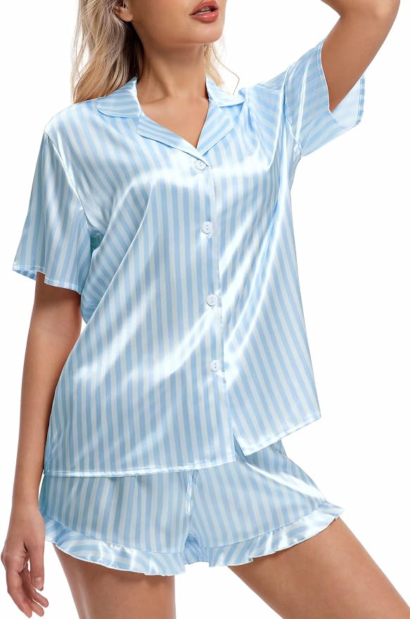 Striped Blue
