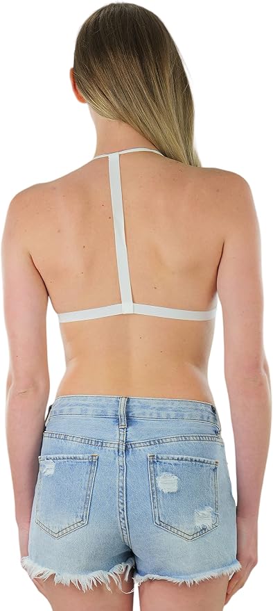 T-strap Lace - White