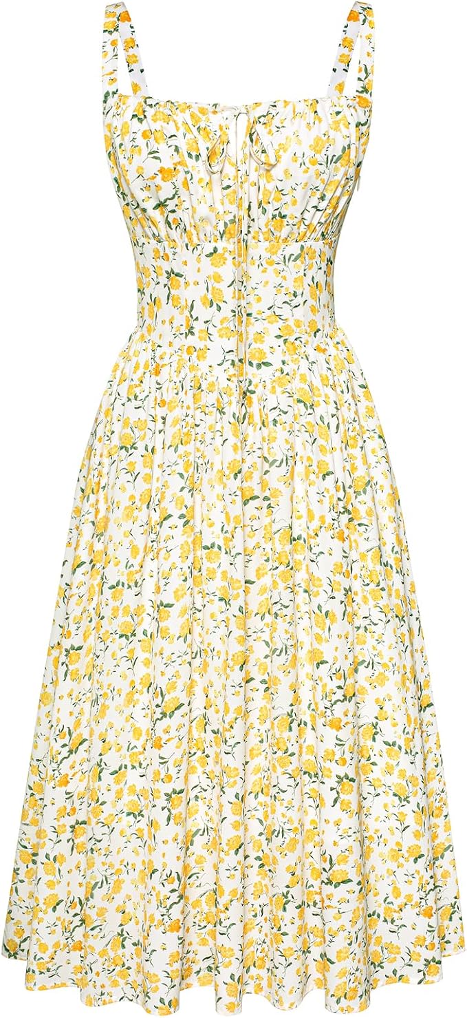 White Yellow Floral