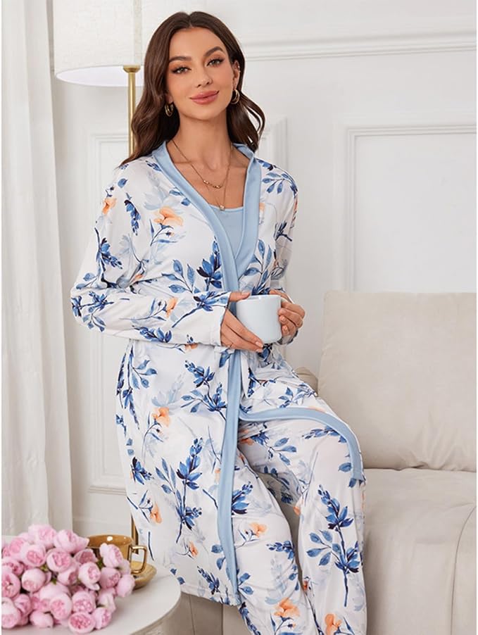 Blue and White