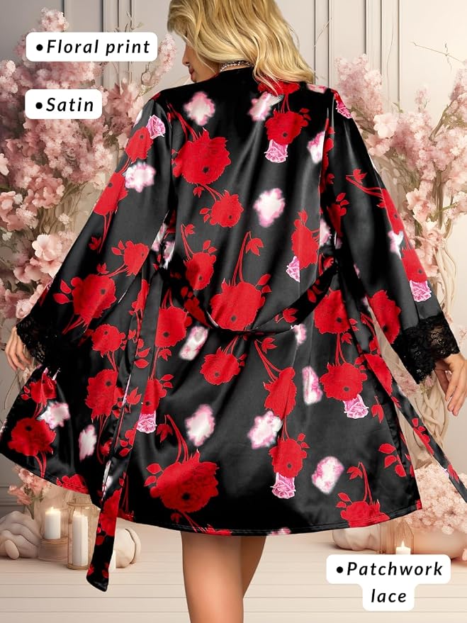 Red Roses on Black