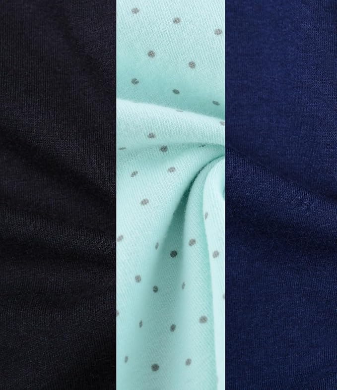Black/Navy/Green Dot