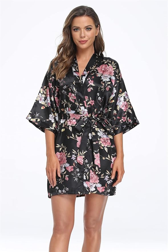 Floral-black & Red