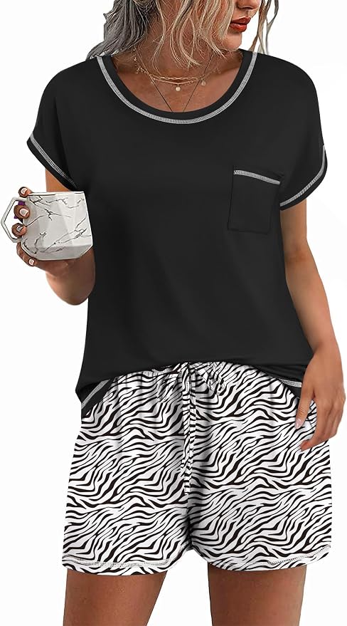 Black Zebra Striped