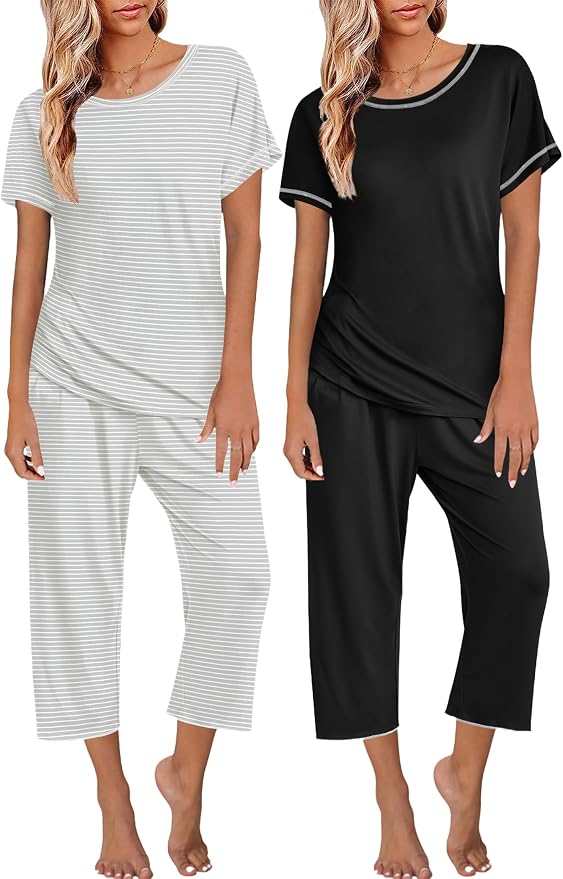 Black, Grey Stripe