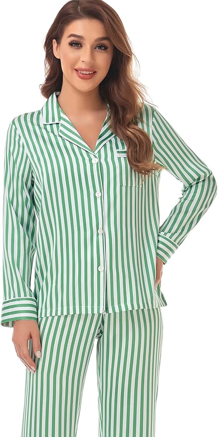 Green/Ivory, Stripe