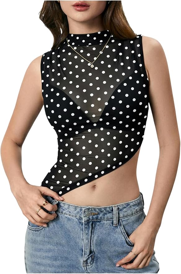 Polka Dots Black and White
