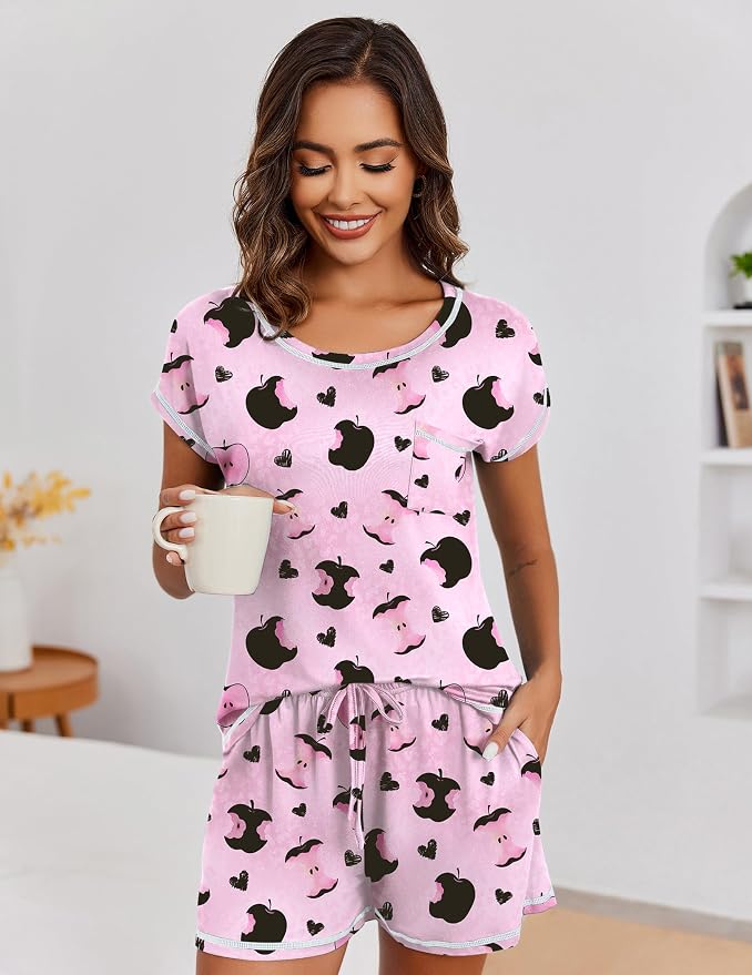 Pink Hearts Apple